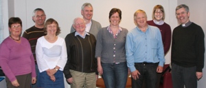 Members of Connor's July META team with David Gough, third from right, of CMS Ireland.